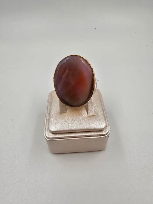 O - Natural Stone Ring