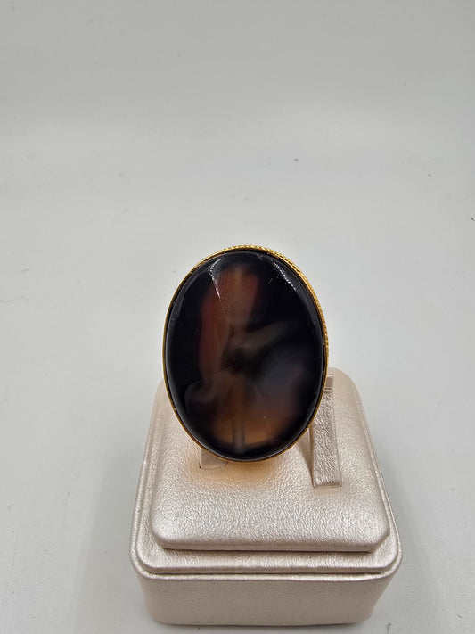 O - Natural Stone Ring