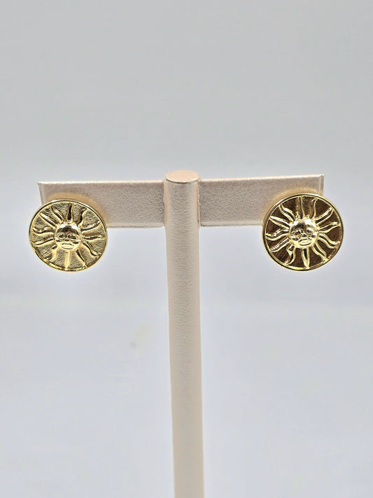 C - Golden Sun Earring