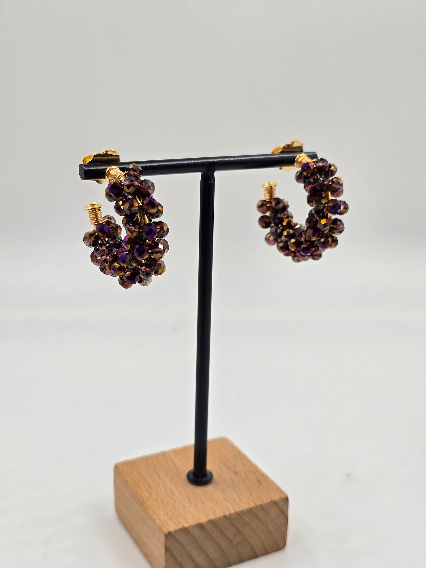 O - Handmade Bloom Hoops Earrings