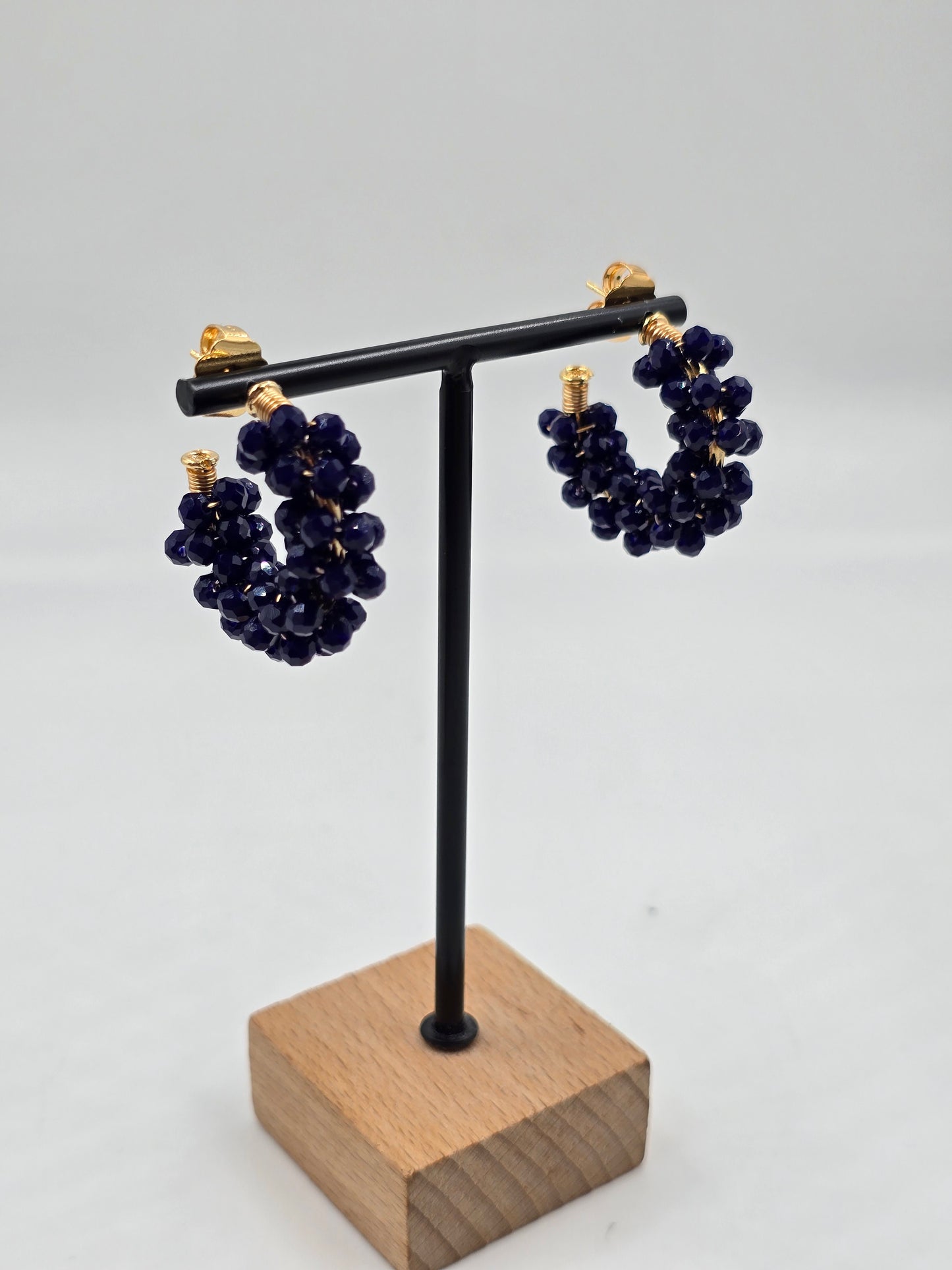 O - Handmade Bloom Hoops Earrings