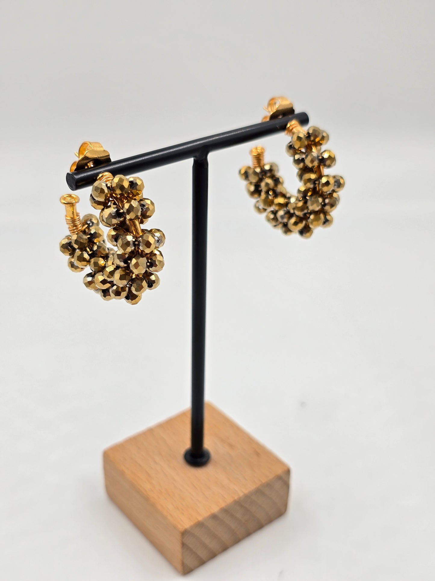 O - Handmade Bloom Hoops Earrings