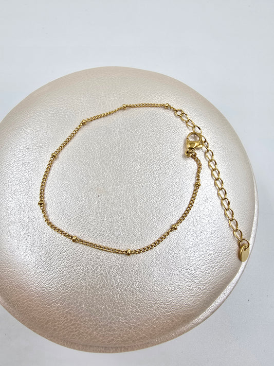 N - Stainless Steel Simple Bracelet