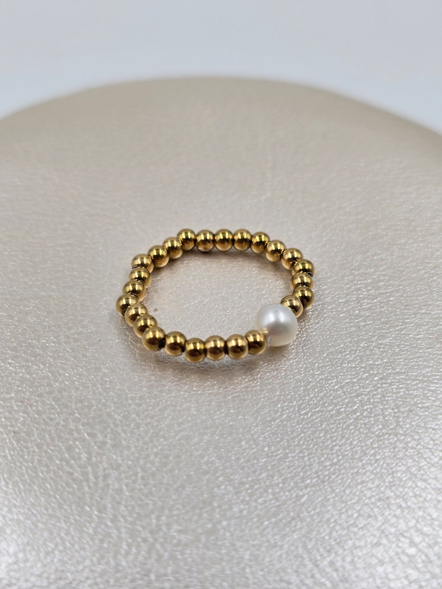 N - Stainless Steel Beads Rings