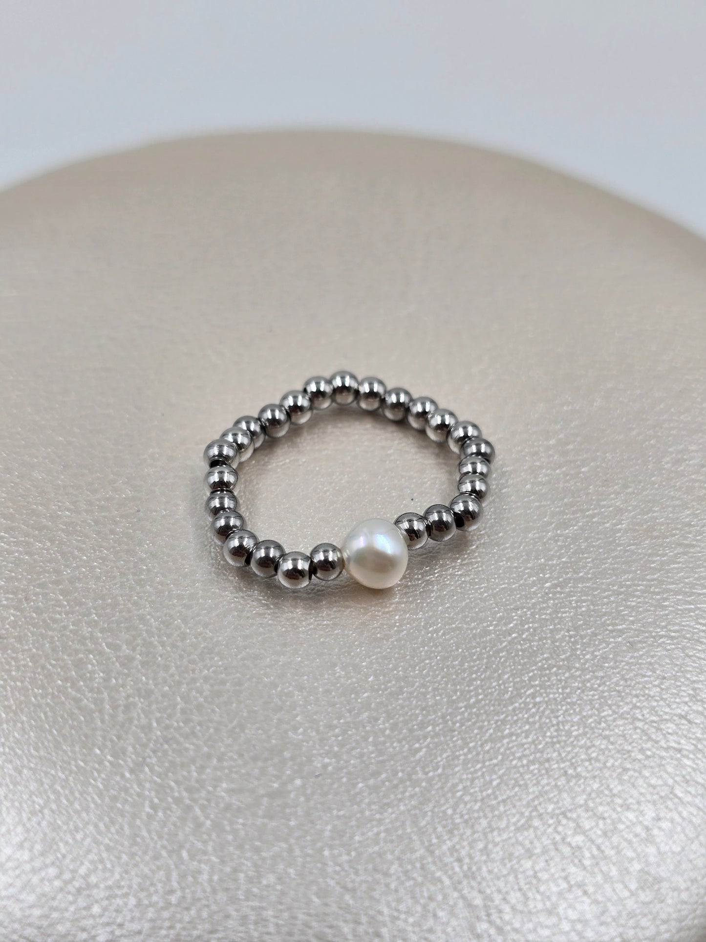 N - Stainless Steel Beads Rings
