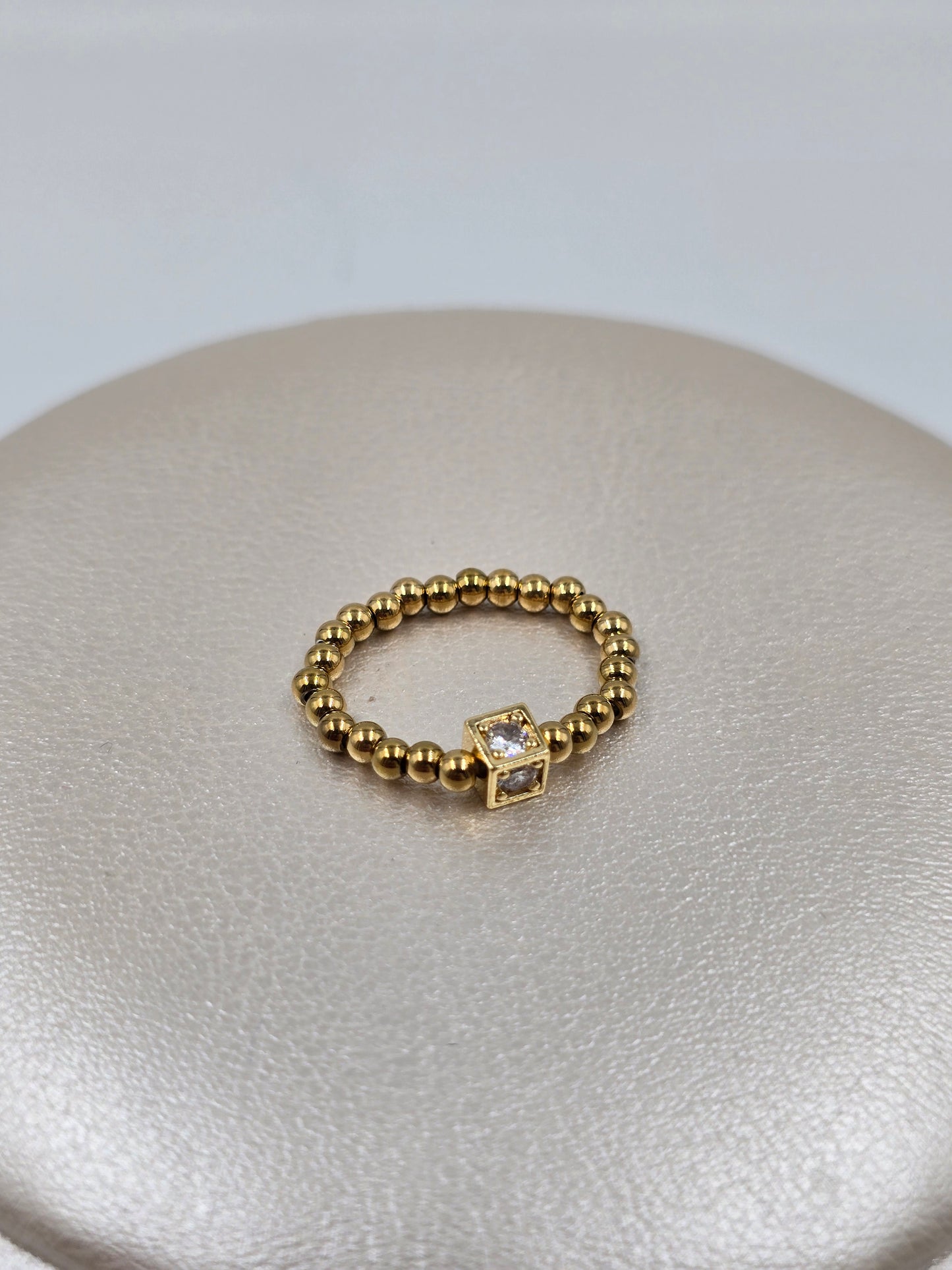 N - Stainless Steel Beads Rings