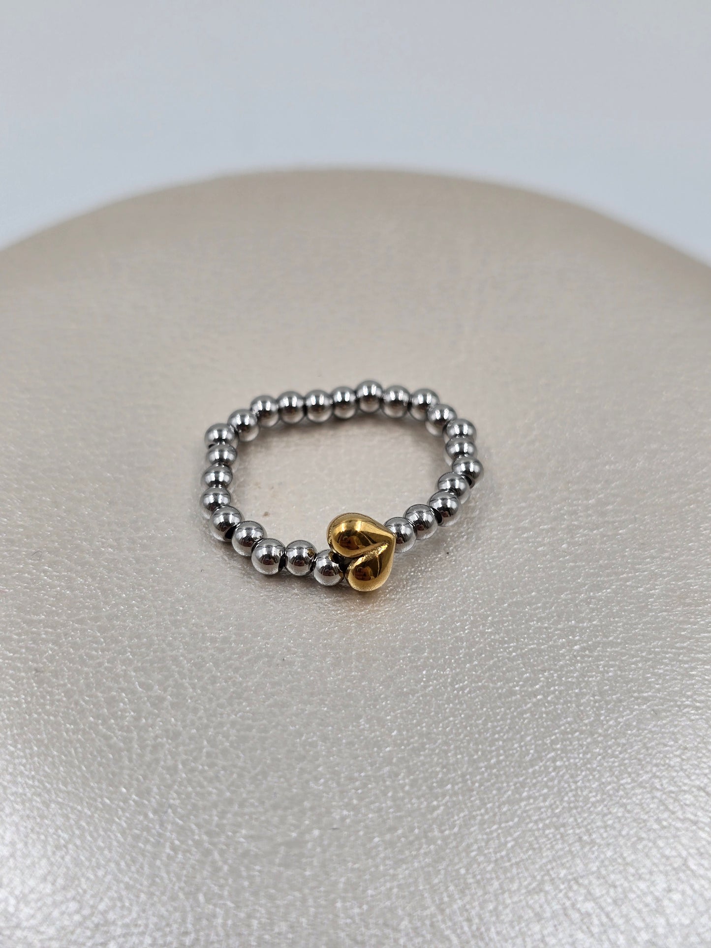 N - Stainless Steel Beads Rings