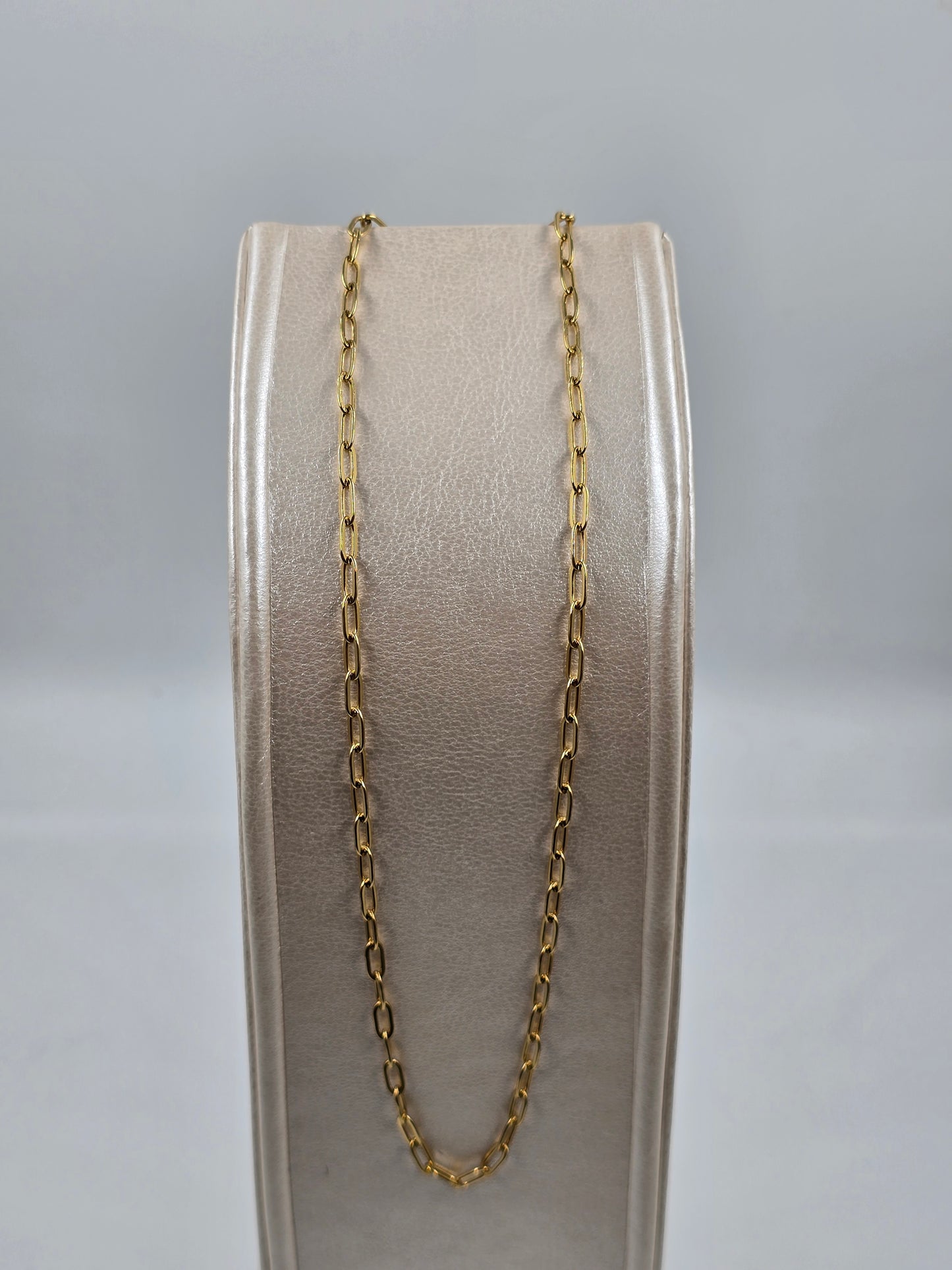 N - Stainless Steel Link Chain Necklace