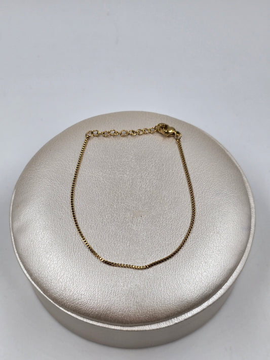 N - Fine Stainless Steel Bracelet