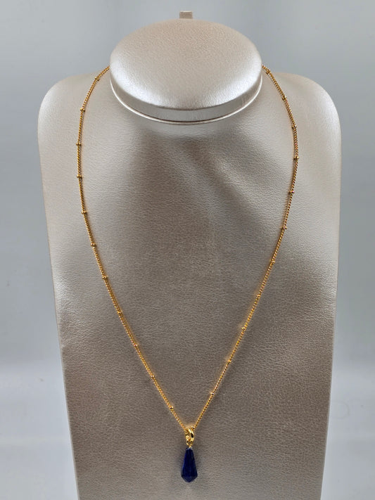 N - Blue Stone Necklace