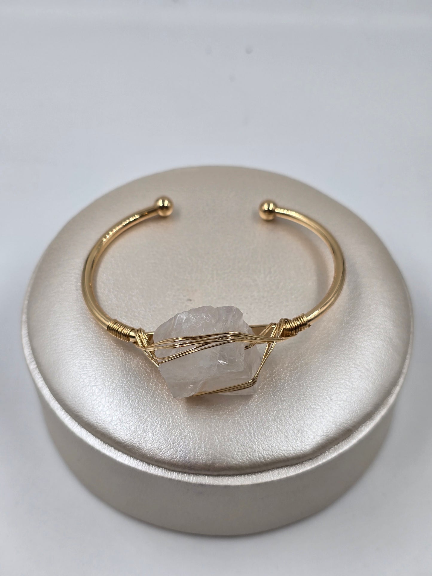 N - Single Natural Stone Bracelet