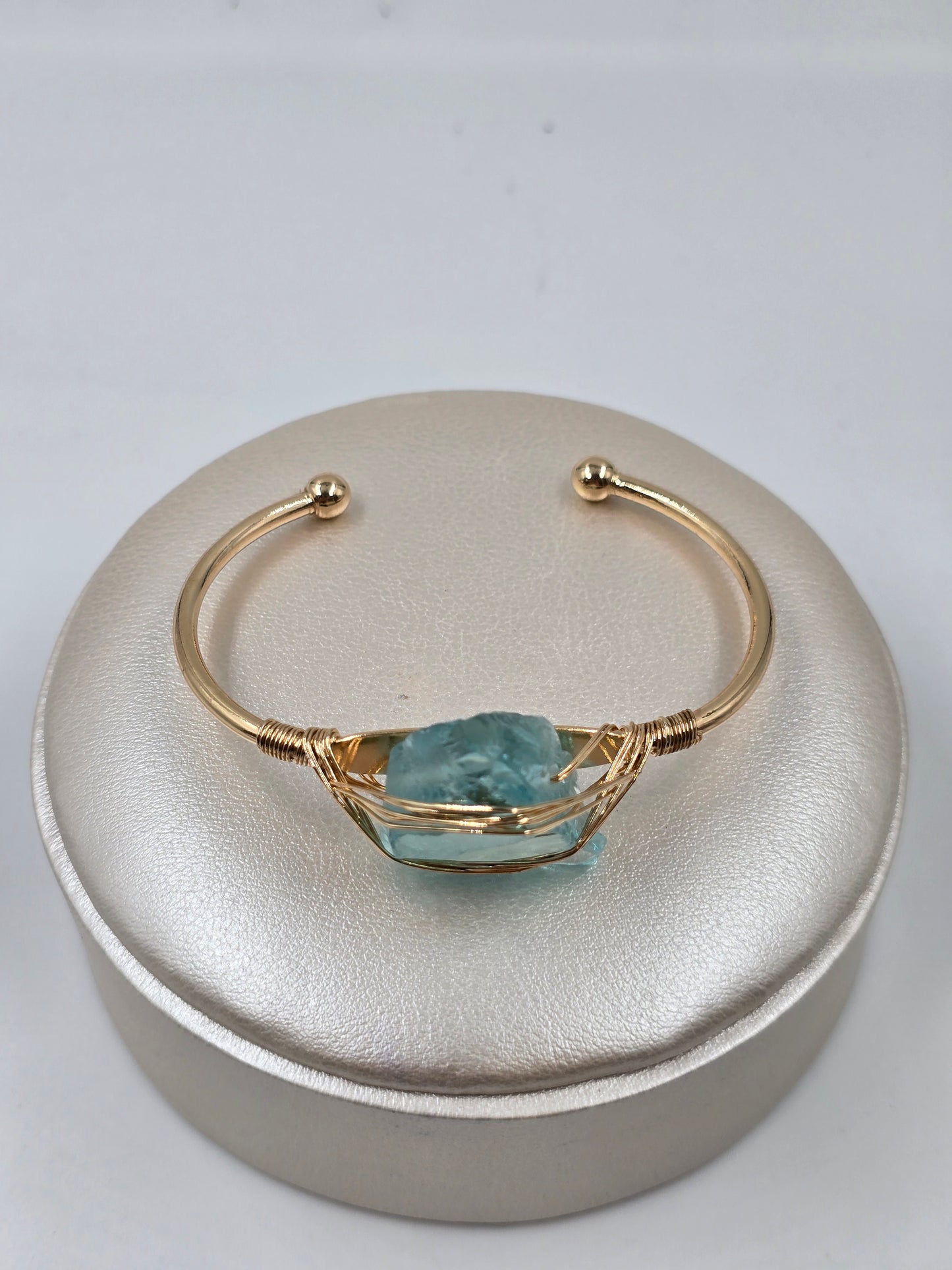 N - Single Natural Stone Bracelet