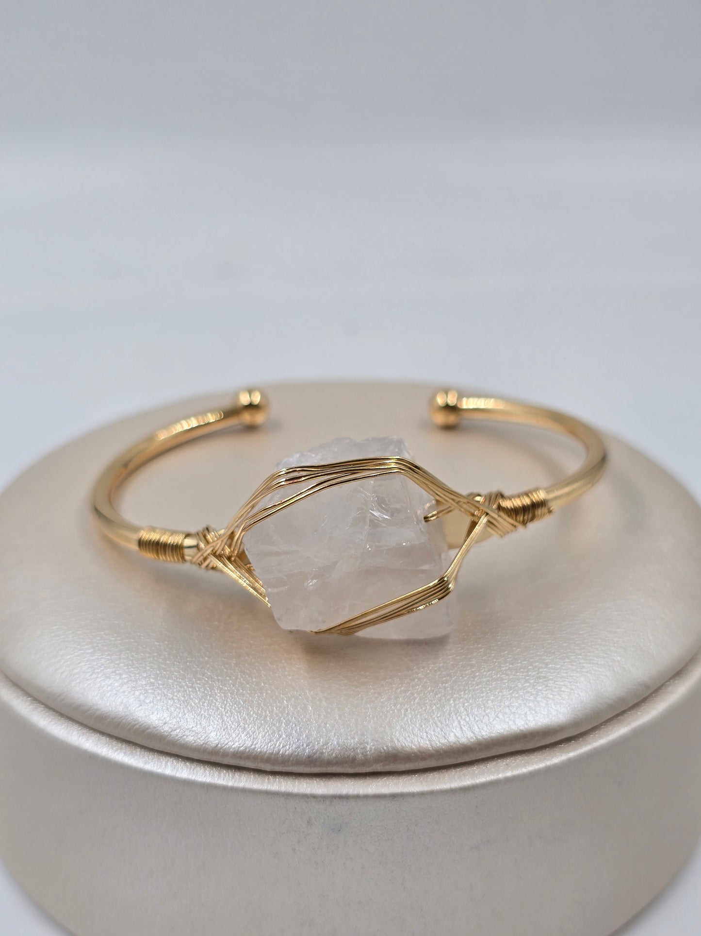 N - Single Natural Stone Bracelet