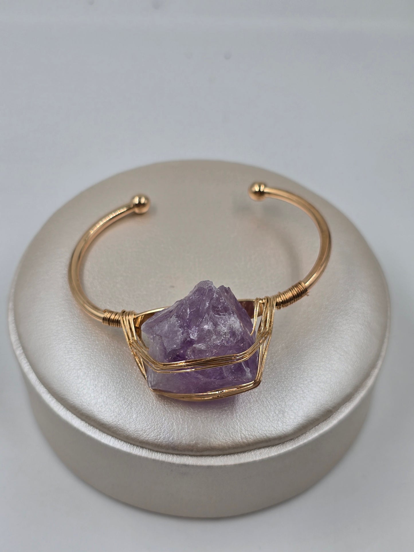 N - Single Natural Stone Bracelet