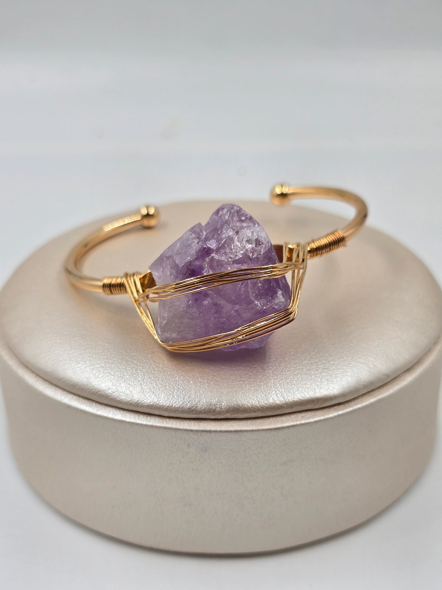 N - Single Natural Stone Bracelet