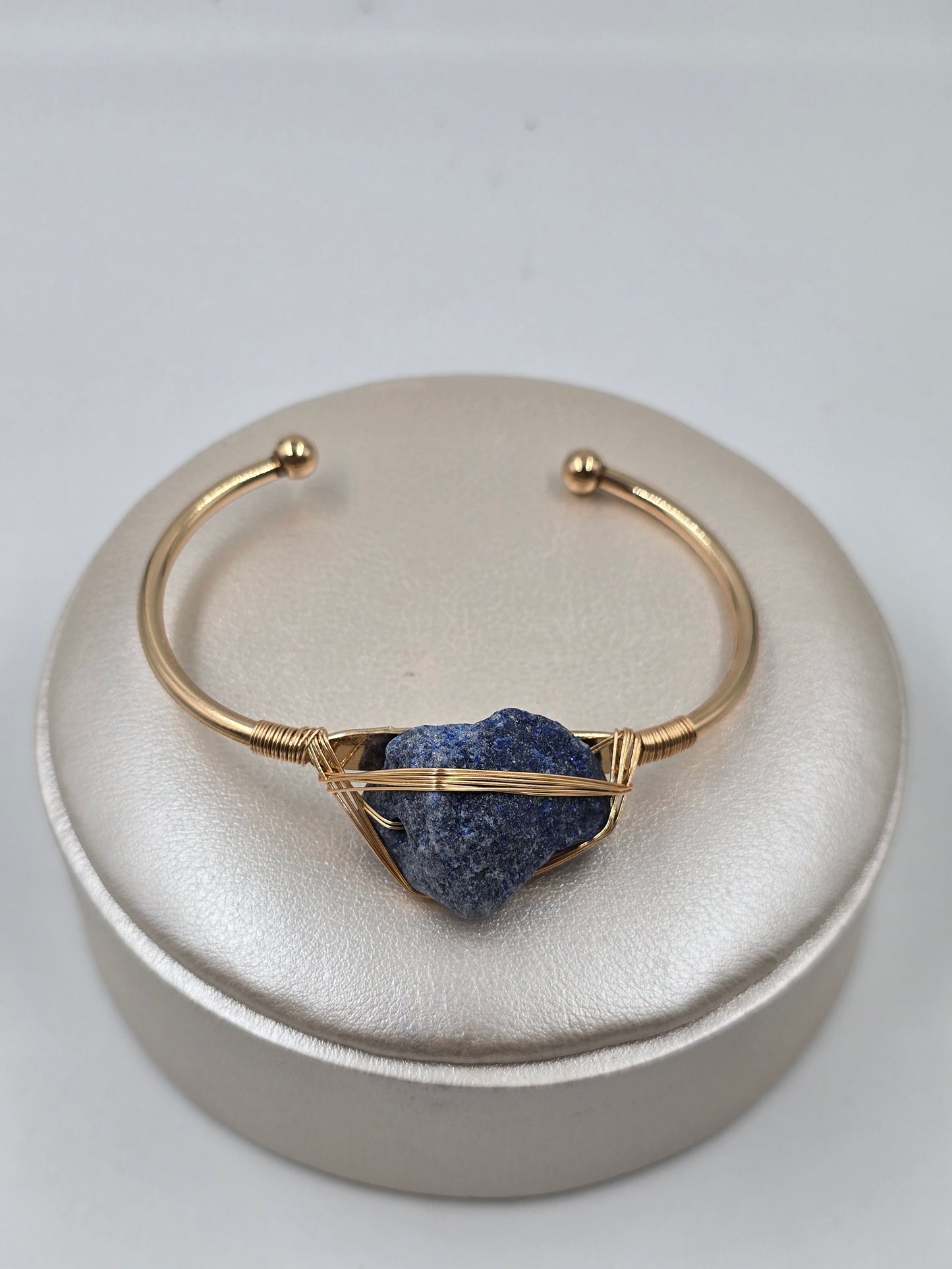 N - Single Natural Stone Bracelet