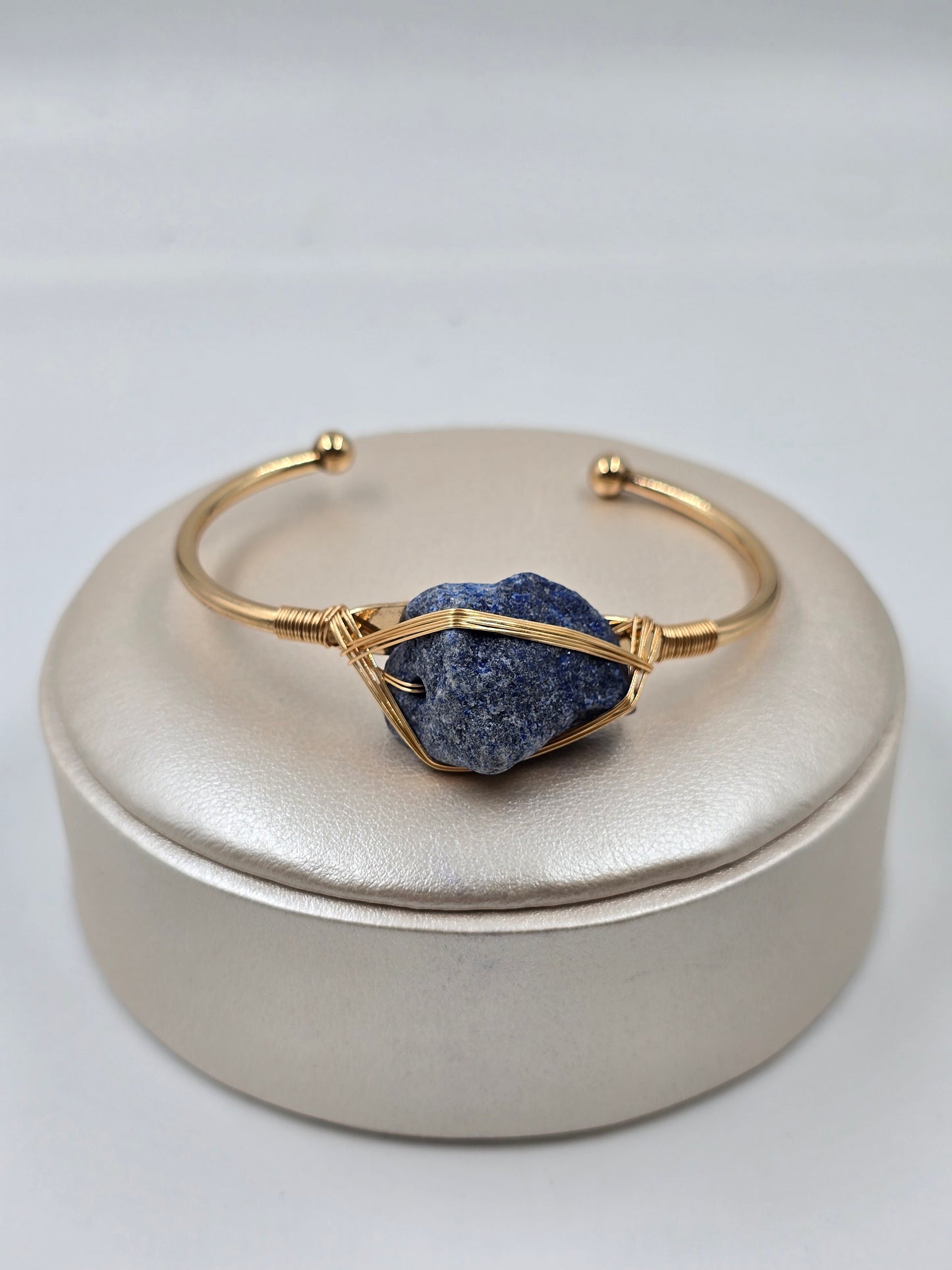 N - Single Natural Stone Bracelet