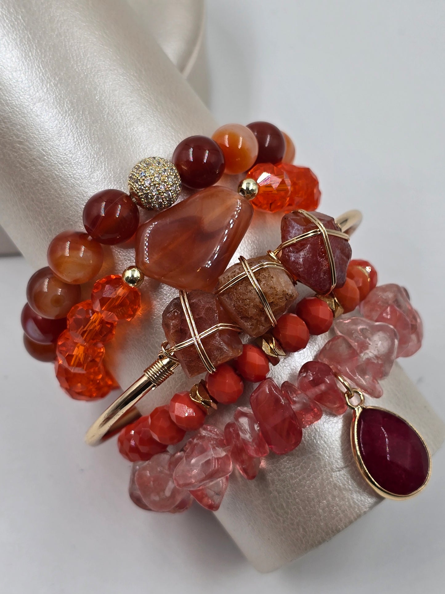 N - Natural Stone Bracelet Set
