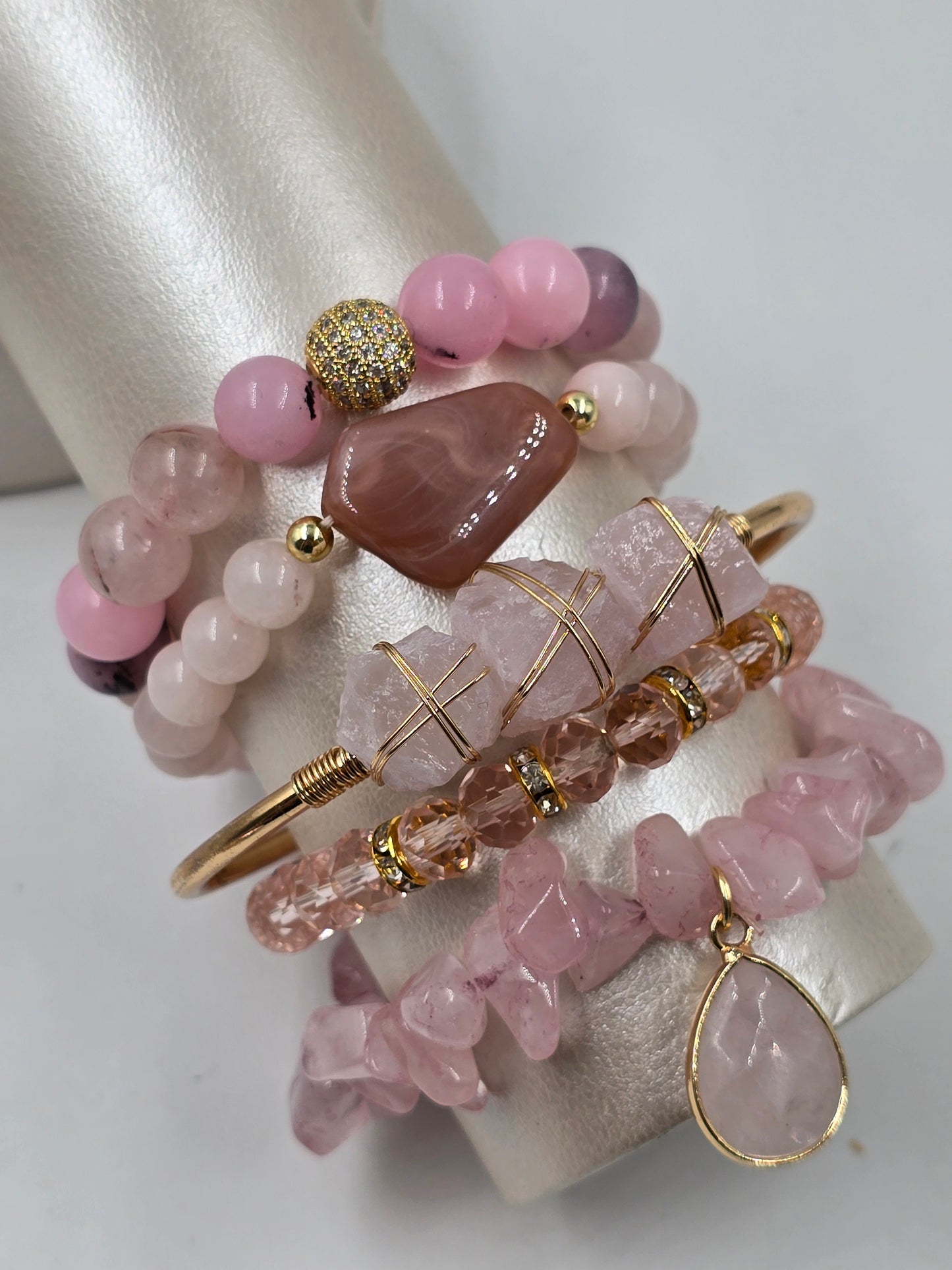 N - Natural Stone Bracelet Set