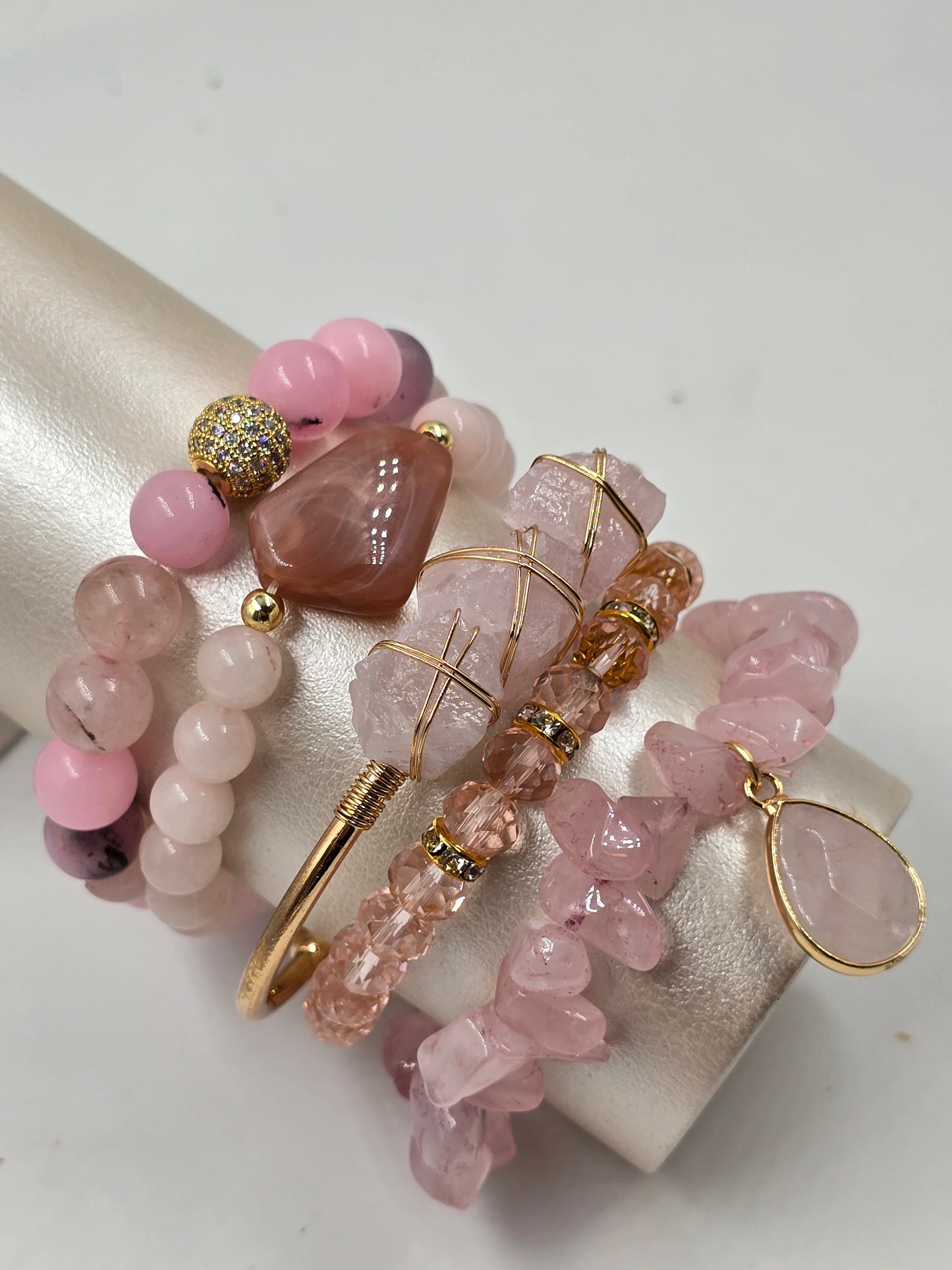 N - Natural Stone Bracelet Set