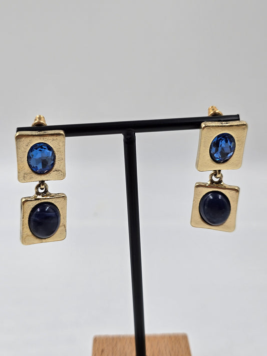 N - Rustic Blue Earring