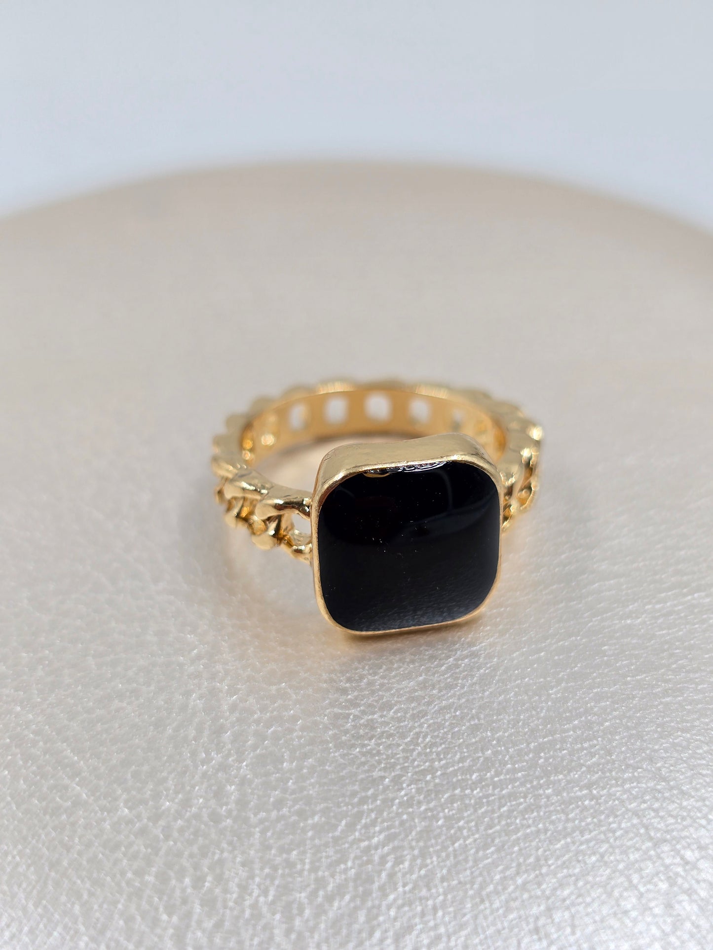 N - Elegant Gold and Black Set