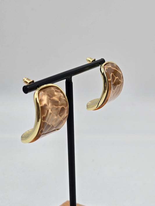 C - Golden Brons Earring