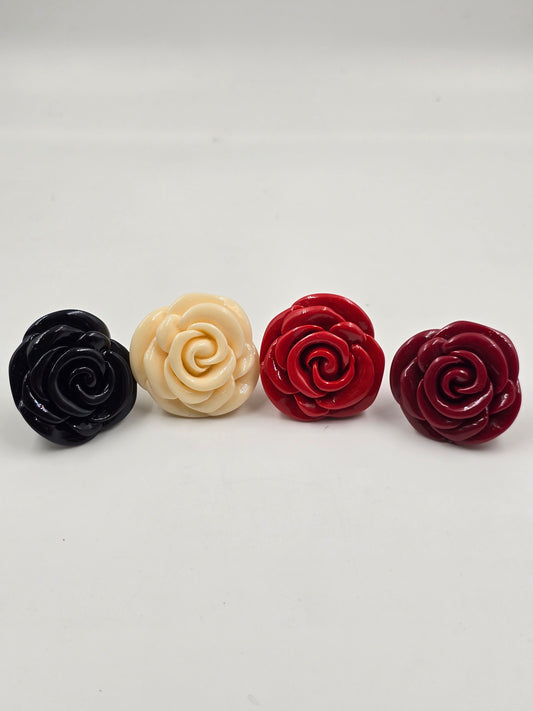 C - Colored Rose Rings