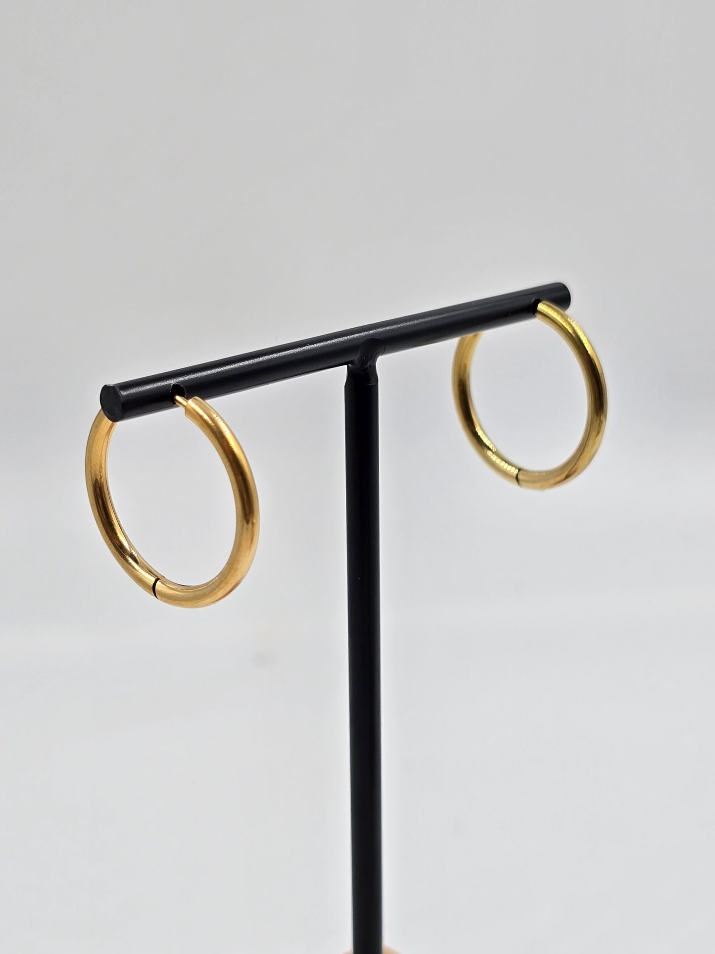 A - Stainless Steel Hoops