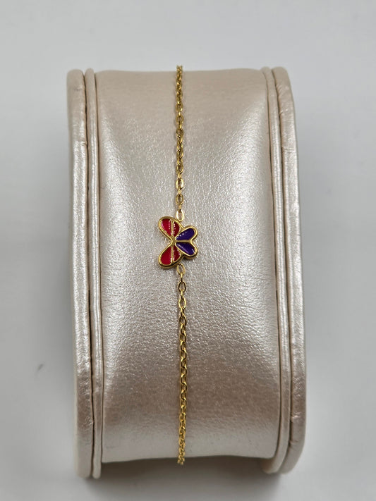 A - Stainless Steel Butterfly Bracelet