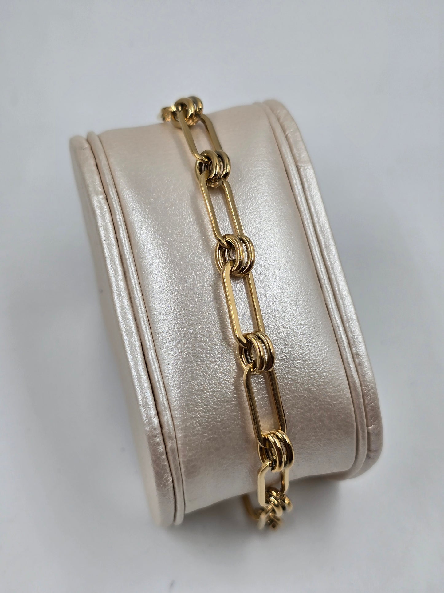 A - Golden Link Bracelet