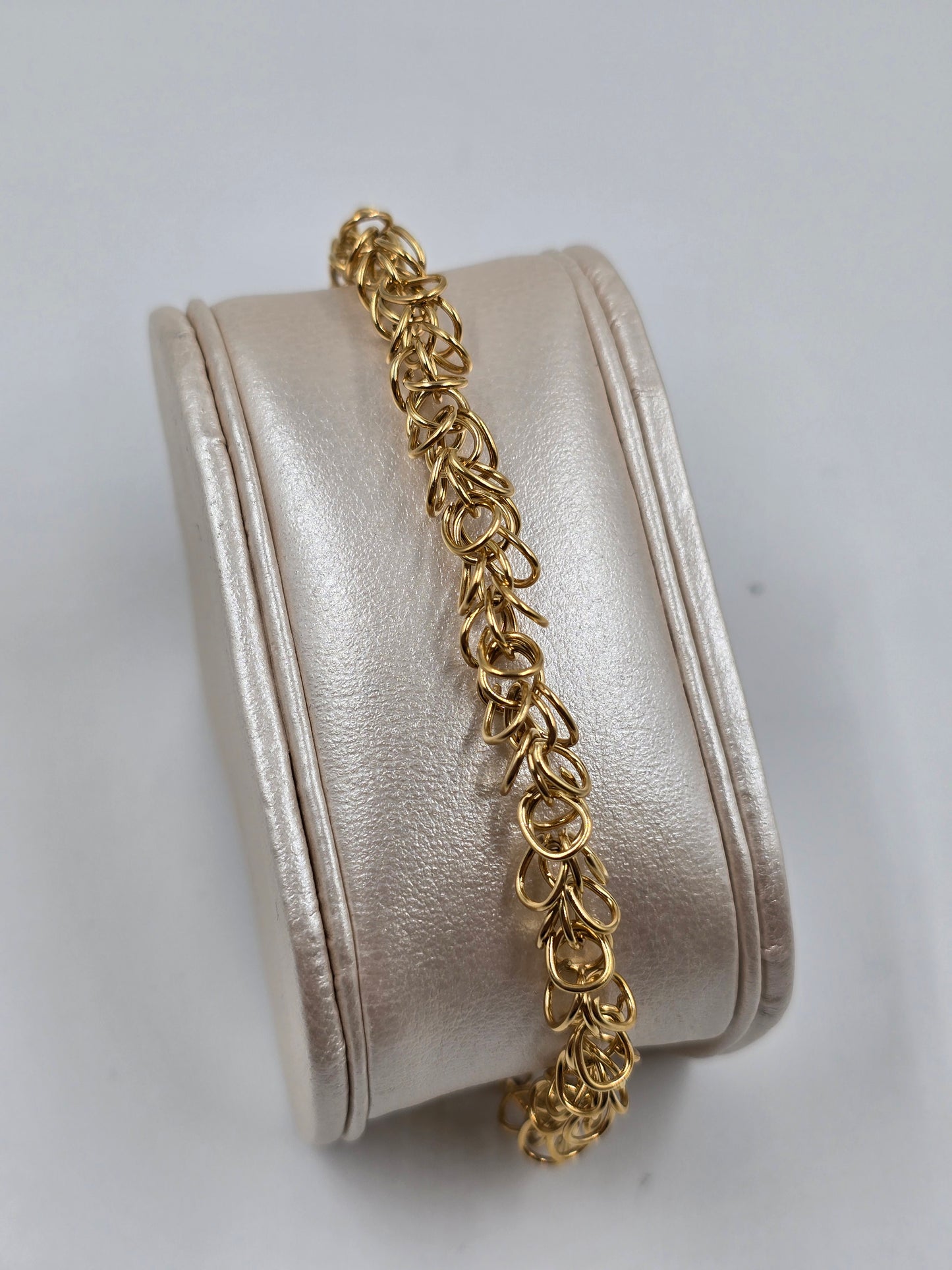 A - Golden Ring Bracelet