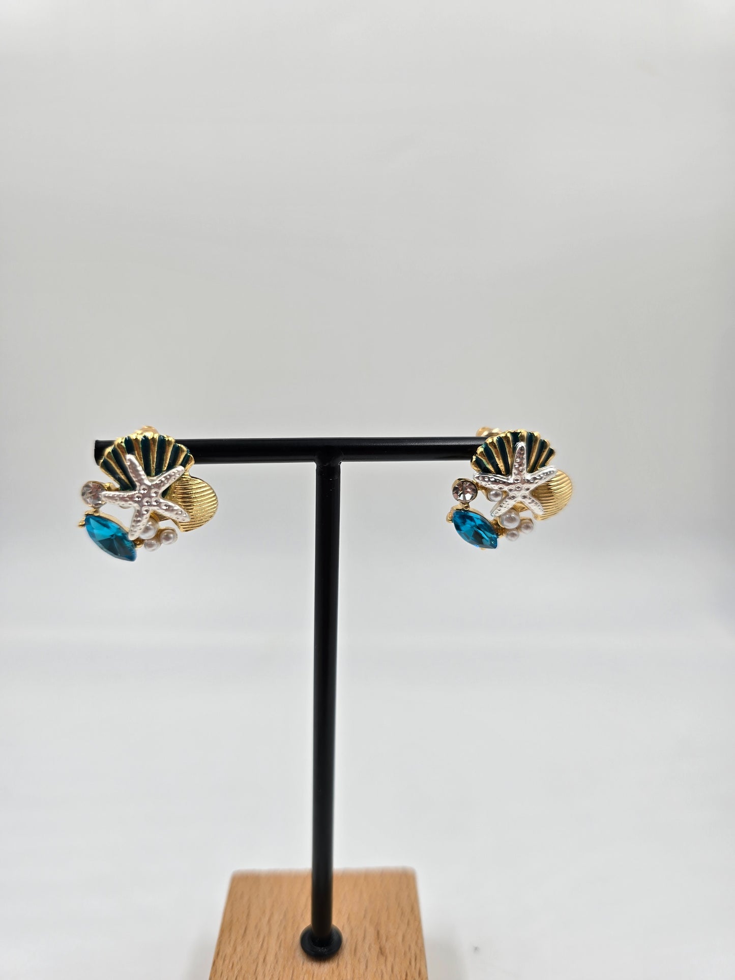 A - Golden Sea Earrings Stainless Steel