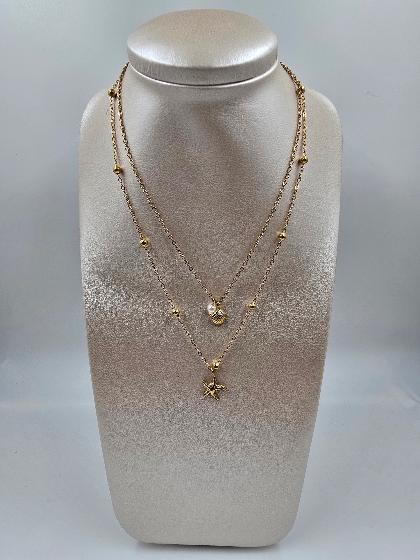 A - 2-Layer Beach Necklace