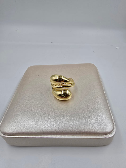 C - Statement Chunky Bubble Ring