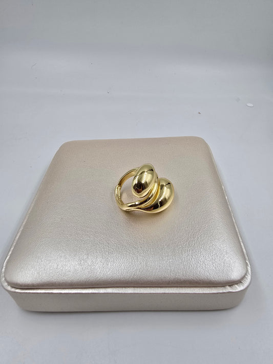 C - Statement Chunky Bubble Ring
