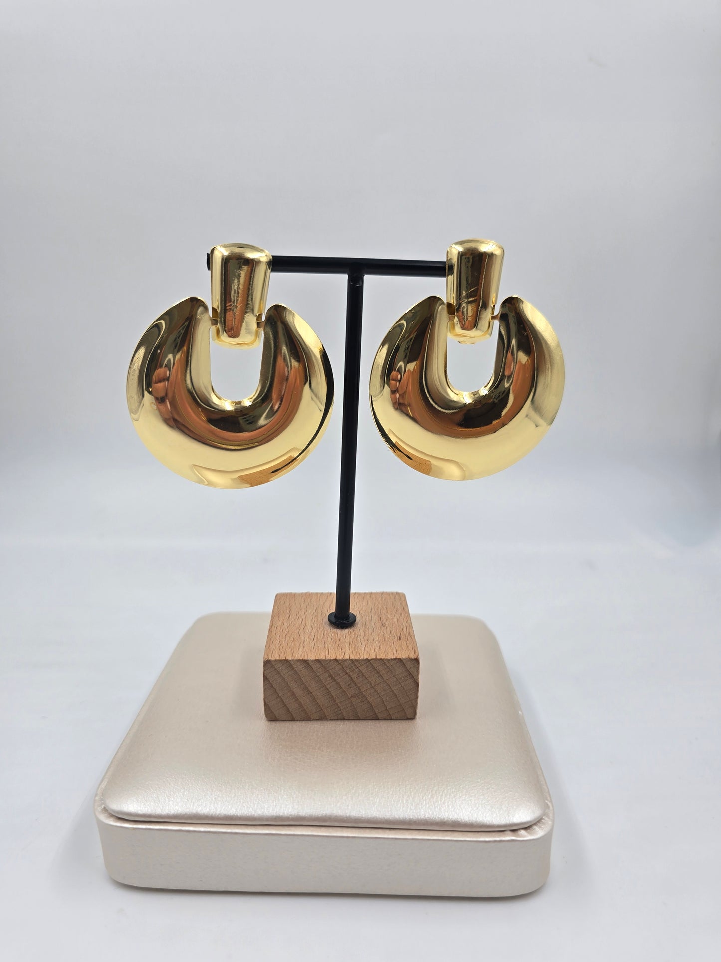 C - Bold Golden Earrings