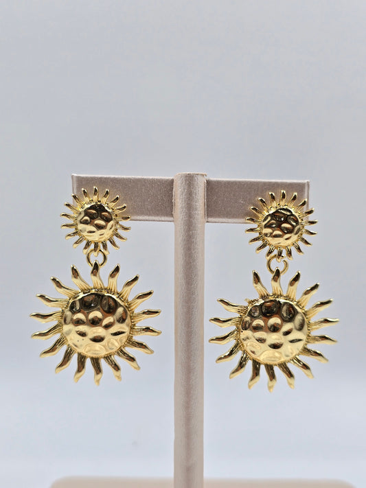O - Golden Sunny Earrings