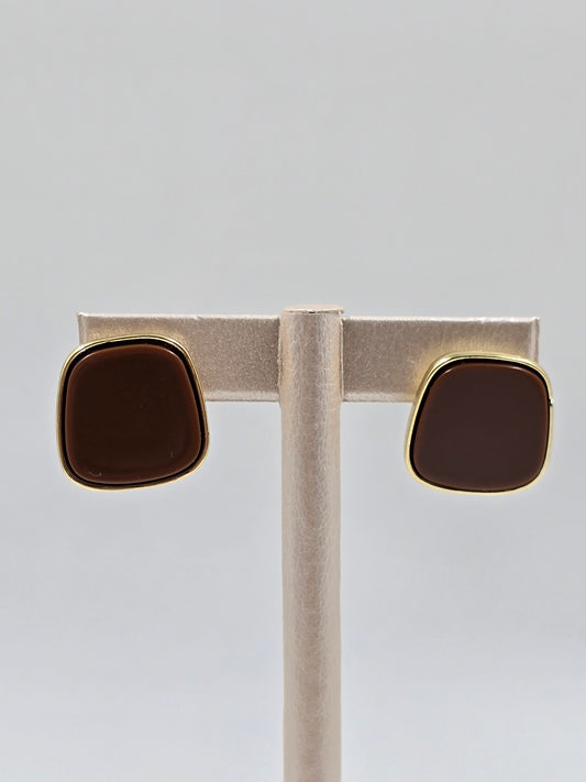 O - Square Shaped Earrings