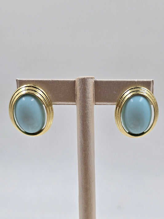 O - Oval Colorful Earrings