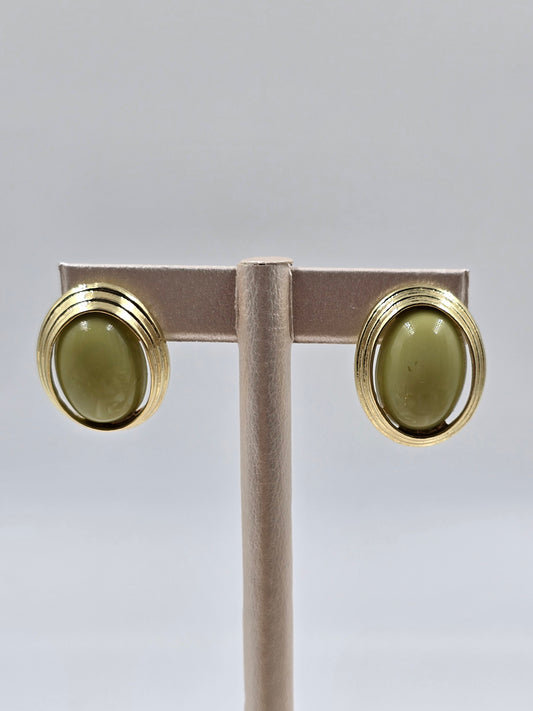 O - Oval Colorful Earrings