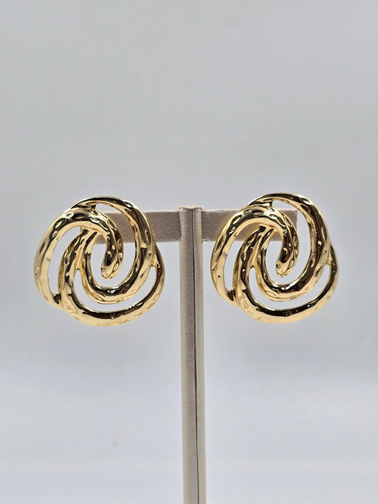 O - Swirl Earrings