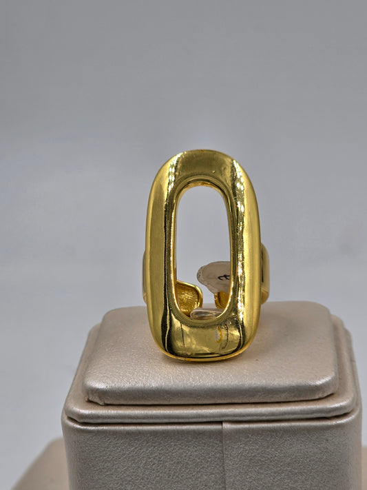 O - Golden Oval Ring