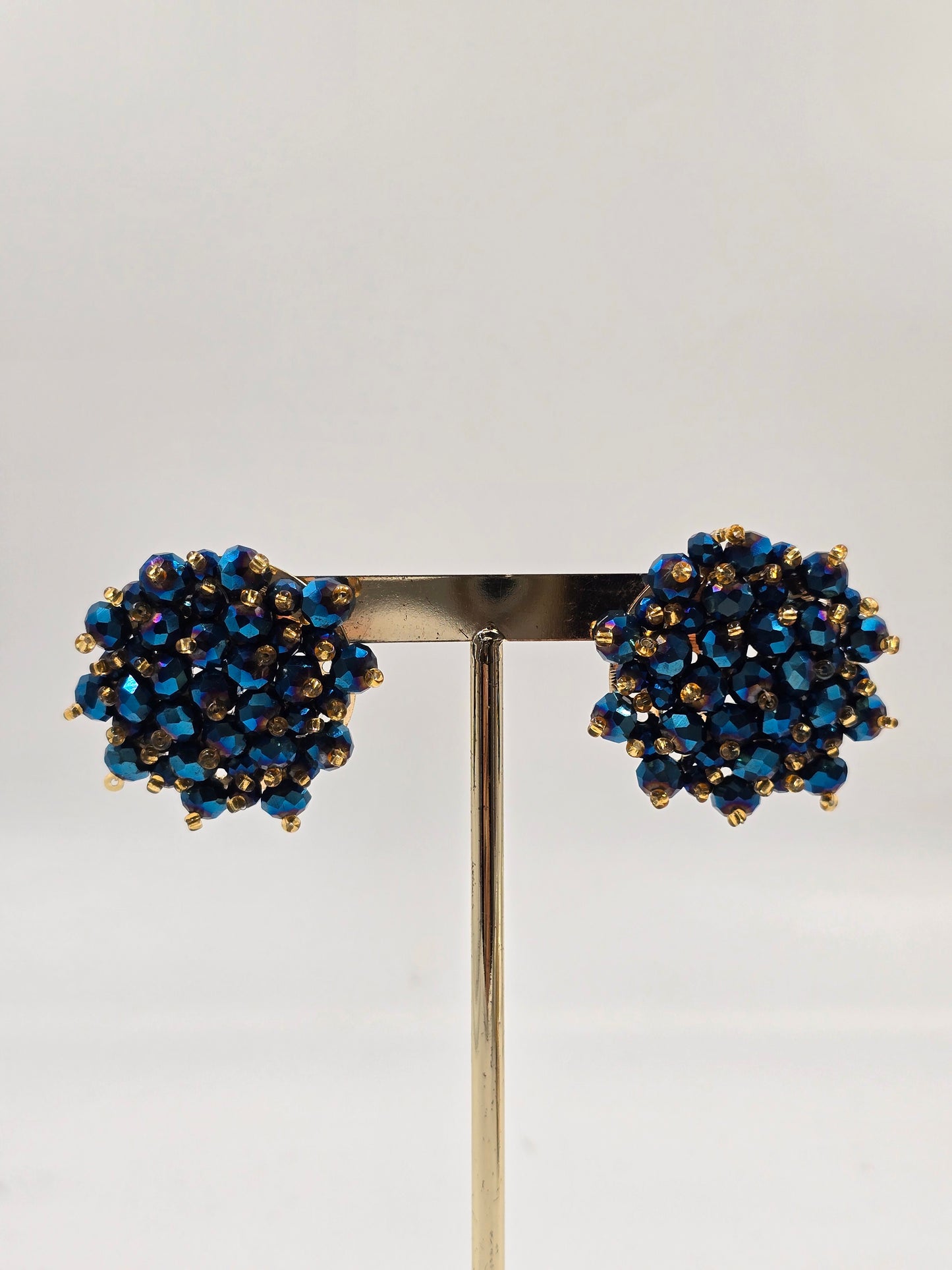 Handmade Crystal Bloom Earrings