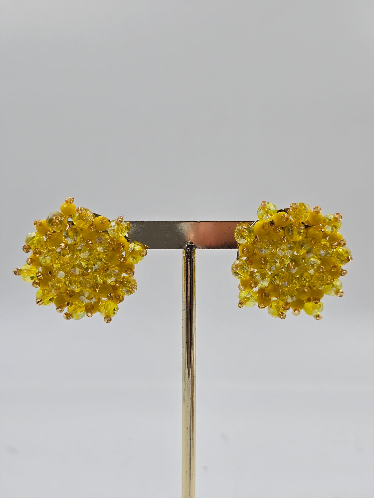 Handmade Crystal Bloom Earrings