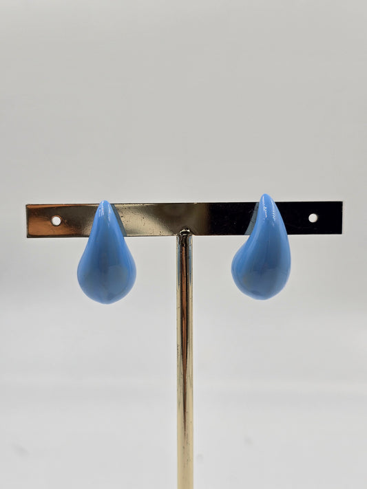 M - Blue Drops Earrings