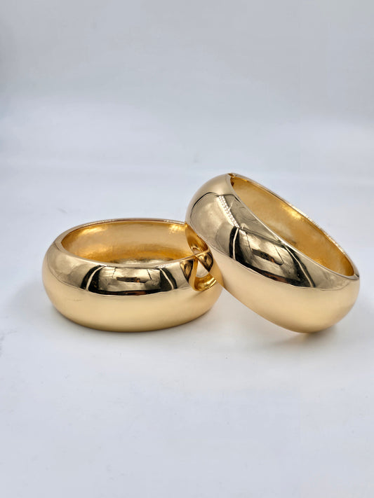 M - Bold Golden Bangle