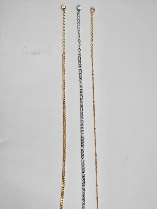 N- Stainless Steel Ankle Bracelet
