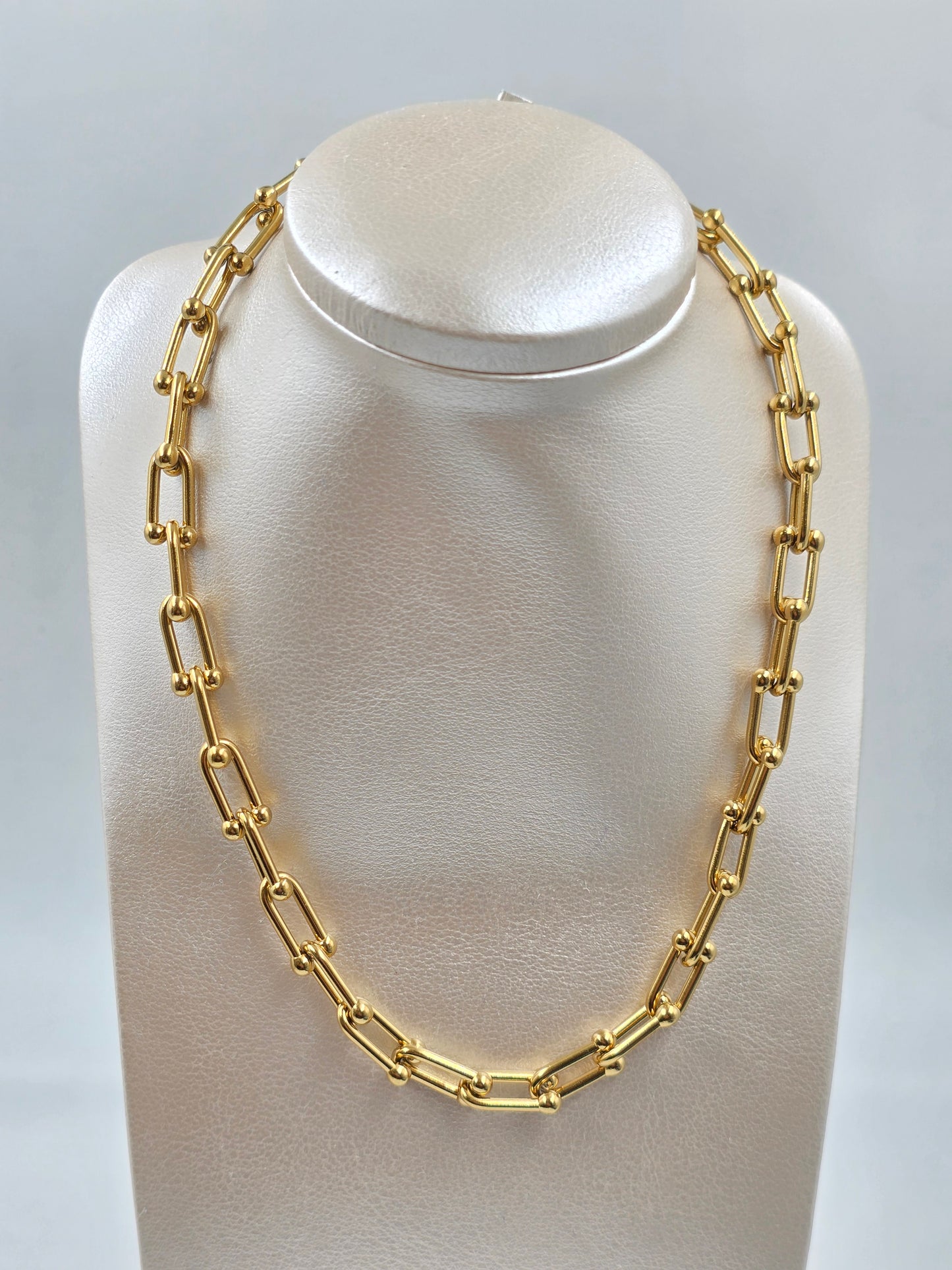 N - Stainless Steel Chain Necklace