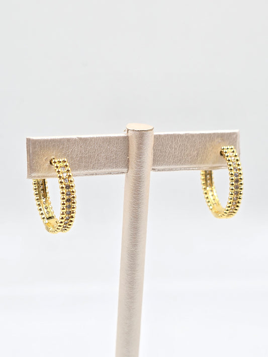N - Gemstones Hoop
